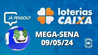 Resultado da MegaSena  Concurso nº 2722  09052024 [upl. by Uohk]