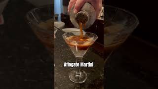 Affogato Martini with espresso A dangerously delicious dessert drink affogatomartini espresso [upl. by Hillie174]