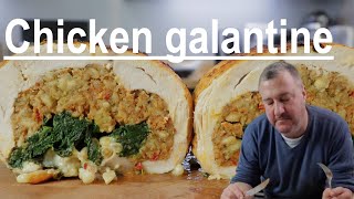 Learn how to make the classic French dish of Chicken Galantine [upl. by Dnumsed398]