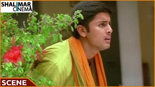 Sri Anjaneyam Movie  Nithin amp Charmi Love Scene  Nithin  Charmi  shalimarcinema [upl. by Wrightson]