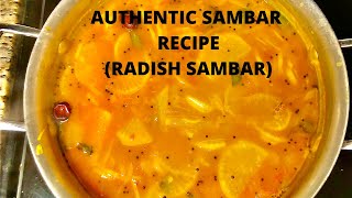 Flavorful Radish Sambar Recipe  How to make Sambar  Simple Sambar Recipe Mullangi Sambar Recipe [upl. by Nyladnor]