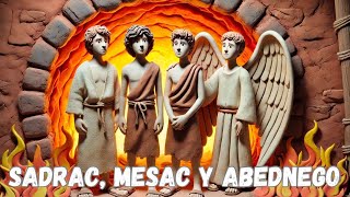 SADRAC MESAC Y ABEDNEGO  Historia Bíblica para Niños [upl. by Hnid]