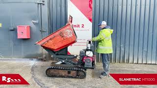 SLANETRAC HT1000  1T TRACKED MINI DUMPER  RS MACHINERY HIRE AND SALE [upl. by Amick]