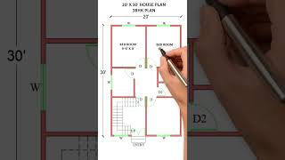 The Ultimate 3BHK House Plan 20x30 Layout Explained [upl. by Gluck]