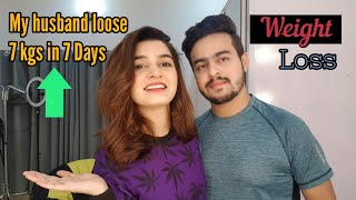 My Husband Loose 7kgs in 7Days  Weight Loss [upl. by Arluene305]