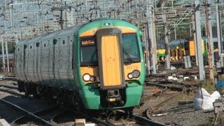 Southern Class 3772 Electrostars At Bletchley And FCC 3775 At Bedford [upl. by Lenna592]