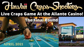 The Final Round Live Craps Game at the Aliante Hotel and Casino North Las Vegas [upl. by Llerrom]