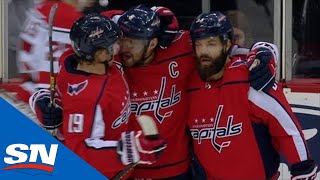 Ovechkin And Backstrom Each Score In 900th Game Together [upl. by Claybourne]