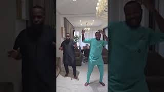 Actor Femi Adebayo and his brother Kunle Adebayo vibing to Asakes lyrics [upl. by Aruam]