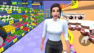 my supermarket simulator 3d mod apk unlimited money and energy  Day 75 shop level 37 🟢 [upl. by Irolav]