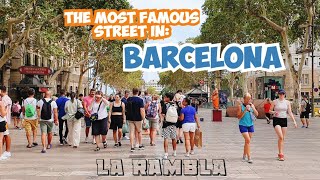 LA RAMBLA WALKING TOUR 🇪🇸 Barcelona Spain barcelona spain [upl. by Piscatelli]