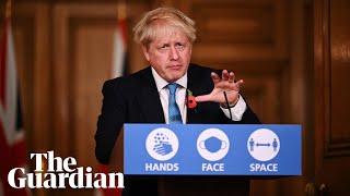 Coronavirus Boris Johnson holds news briefing on first day of Englands new lockdown – watch live [upl. by Franzen]