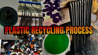 HOW TO MAKE PLASTIC RECYCLING PROCESS TO PLASTIC GRANULES PLASTIC RECYCLING VLOG trending short🔥😳 [upl. by Vescuso649]