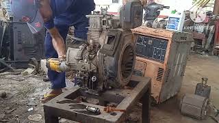 BONGKAR GENSET 5KVA DIESEL 186FA [upl. by Pillow]