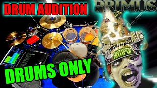 Primus Drum audition Antipop DRUMS ONLY [upl. by Leizar]