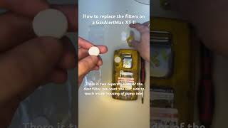 Check out how to replace the filters on a GasAlertMax XT II in under one minute [upl. by Eynenihc]