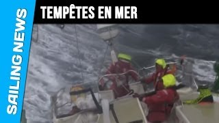 Tempête et gros temps en mer  Clipper Race [upl. by Adler376]