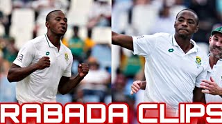 Kagiso Rabada Bowling Clips For Editing 🔥  Kagiso Rabada Scene Pack 💪 [upl. by Ardiek3]