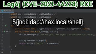 Log4j CVE202144228 RCE Vulnerability Explained [upl. by Ashford]