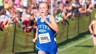 Grace Ping 7th Grader Takes Down ENTIRE Roy Griak High School Field [upl. by Llerrad]