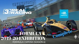 Formula E 201920 Exhibition Season 6 Complete  Real Racing 3 [upl. by Anileme]