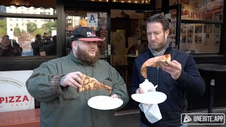 Barstool Pizza Review  Joes Pizza With Special Guest Action Bronson [upl. by Eskil]