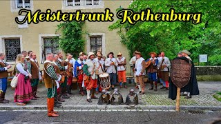 Meistertrunk Rothenburg ob der Tauber Besuch 2024 [upl. by Enylodnewg]