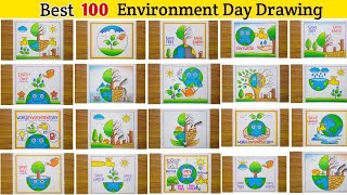 World Environment Day Drawing  World Environment Day Poster  World Environment Day Drawing Ideas [upl. by Weylin428]