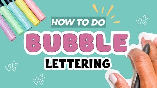 Create Stunning Bubble Letters with this StepbyStep Tutorial [upl. by Mixie]