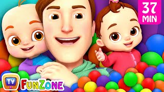 Johny Johny Yes Papa Ball Pit Show  More ChuChu TV Funzone Nursery Rhymes for Kids [upl. by Latricia683]