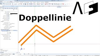 Doppellinie aus Muster in Allplan [upl. by Sackville413]