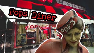 We ate at a 50s DinerPOPS DINER CAROLINA BEACH NC [upl. by Kciredor929]