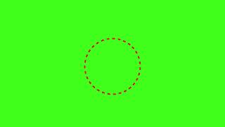 Dots Circle Green screen video [upl. by Berrie]