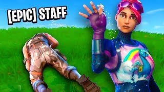 TROLLING EPIC STAFF In Fortnite Battle Royale [upl. by Jo]