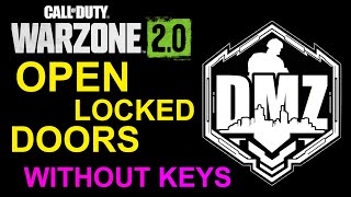 DMZ GLITCH HOW TO OPEN LOCKED DOORS WITHOUT THE KEY DMZ GLITCHES WARZONE 2 0 GLITCH [upl. by Godrich655]