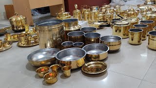 இது வரை நீங்க பார்க்காத பொருட்கள்🤩🤩 Traditional Brass ampBronze Cookware Collections RailAhdukku [upl. by Aihsirt]