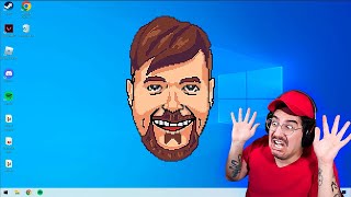 MR BEAST ENTROU NO MEU PC  😱 [upl. by Ott985]