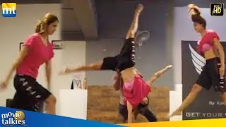 Disha Patani Trains By Practicing Flying Jump [upl. by Leiva]