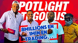 🇹🇬CE JEUNE A GAGNÉ 8 MILLIONS EN 1min GRACE AU TRADING AU TOGO  spotlightogolais [upl. by Jenne]