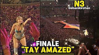 Taylor Swift STUNNED by Gelsenkirchen Crowd being OBSESSED with her music on N3 Eras tour [upl. by Aitnwahs]