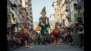 Así se vivió en Ourense el desfile de Entroido [upl. by Oinimreh]