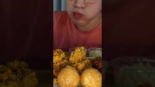 BHC CHICKEN MUKBANG ASMR  Bburinkle Crispy Chicken Rabokki Cheeseball  Coke [upl. by Specht]