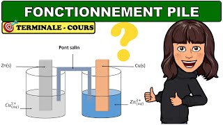 Fonctionnement dune pile  capacité électrique  CHIMIE  TERMINALE [upl. by Einhorn]