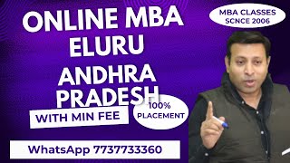 ONLINE MBA COLLEGE IN ELURU  DISTANCE MBA COLLEGE IN ELURU 2025  ADMISSION  FEE [upl. by Donaghue]