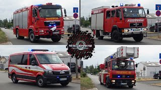 🚨 TLF 4000  LF 106  neuer MTW  DLK 2312 Feuerwehr Mellingen [upl. by Aihseuqal753]