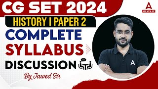 CG SET Syllabus 2024  CG SET History Syllabus 2024 [upl. by Constantin256]