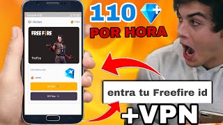 😱LA MEJOR APP PARA GANAR DIAMANTES 💎 GRATIS a FREEFIRE en 2024 FUNCIONA 2400💎 por DÍA 😍 [upl. by Eenttirb]