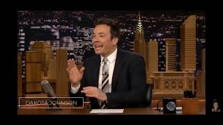 Dakota Johnson burned Jimmy Fallon for interrupting her while she talks [upl. by Narra]