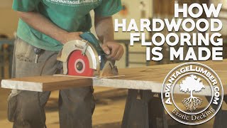 How Hardwood Flooring is Made [upl. by Uok]