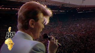 David Bowie  Rebel Rebel Live Aid 1985 [upl. by Ylas]